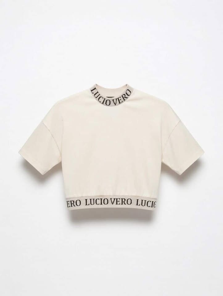 Camiseta manga corta Regular Fit  LUCIO VERO Beige -Women