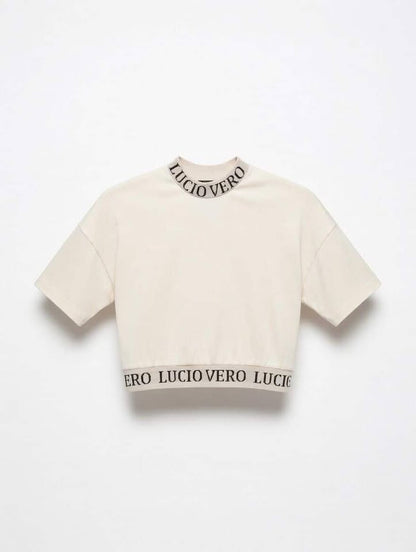 Camiseta manga corta Regular Fit  LUCIO VERO Beige -Women