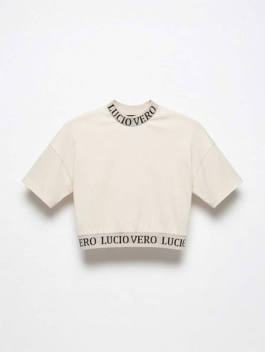 Camiseta manga corta Regular Fit  LUCIO VERO Beige -Women