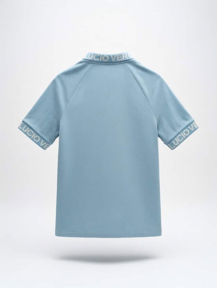 Camiseta manga corta Slim Fit  LUCIO VERO Blue - Men