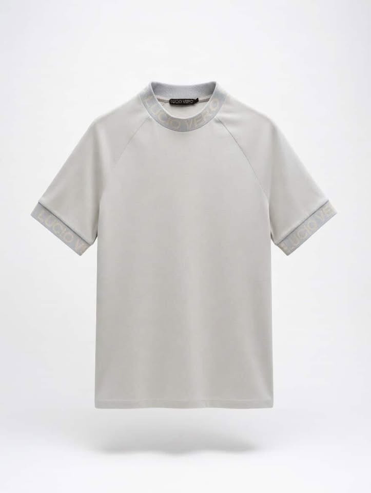 Camiseta manga corta Slim Fit  LUCIO VERO Grey - Men