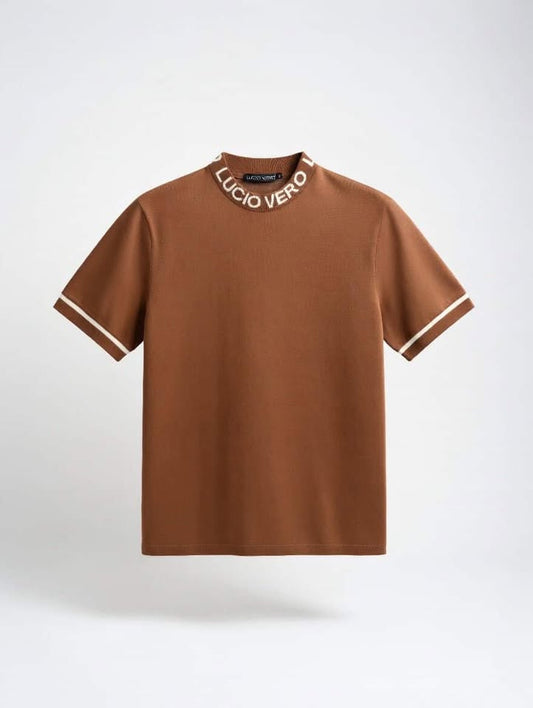 Camiseta manga corta Regular Fit  LUCIO VERO Brown - Men