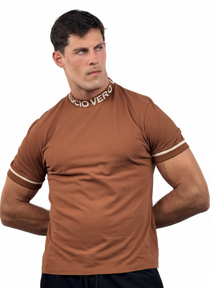Camiseta manga corta Regular Fit  LUCIO VERO Brown - Men