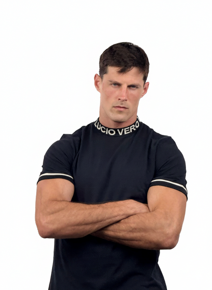 Camiseta manga corta Regular Fit - LUCIO VERO Black - Men