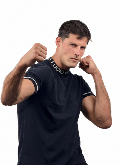 Camiseta manga corta Regular Fit - LUCIO VERO Black - Men